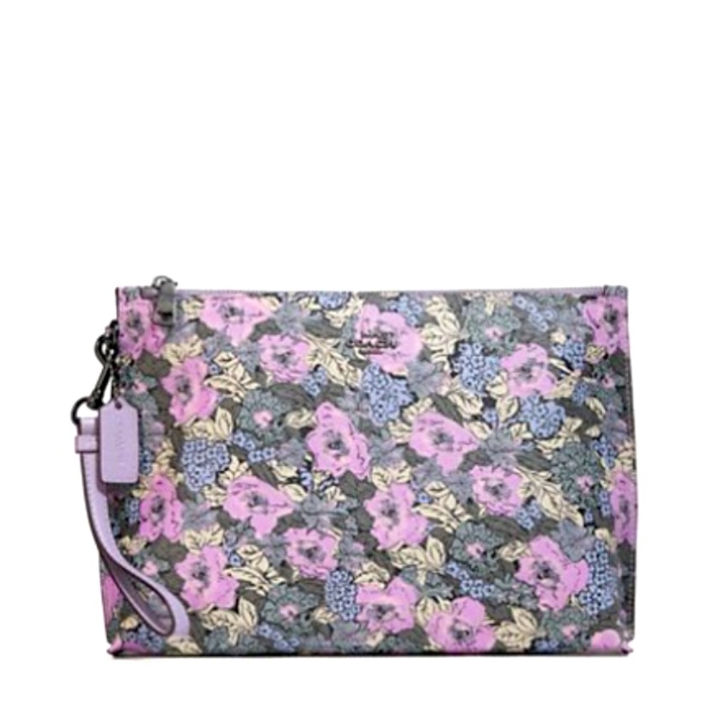 COACH CHARLIE POUCH heritage floral print. Style#: 89543. Brand new.Never used.